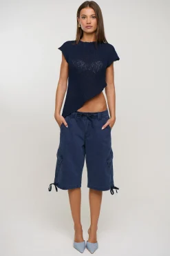 Cassie Top Navy