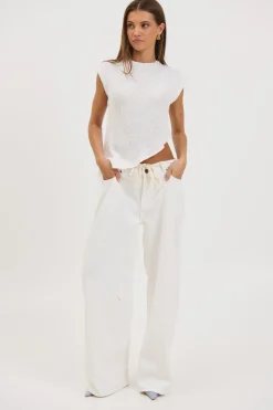 Cassie Top White