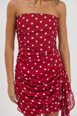 Charley Mini Dress Wine