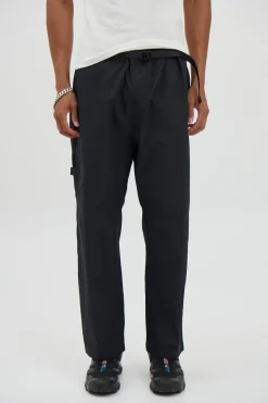 Charlie Baggy Nylon Pant Black