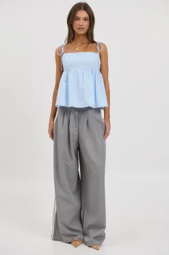Chontelle Babydoll Top Sky