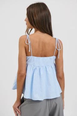 Chontelle Babydoll Top Sky