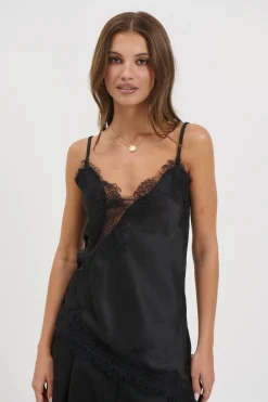 Chrishell Lace Cami Black