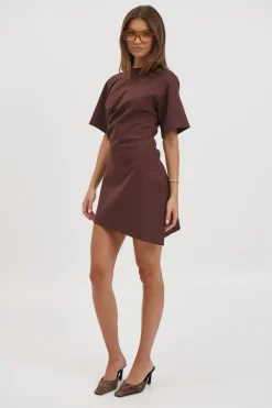Cici Mini Dress Chocolate