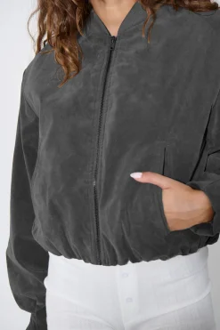 Clara Bomber Grey