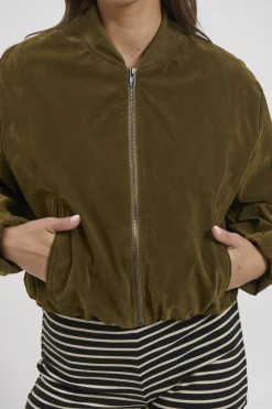 Clara Bomber Khaki
