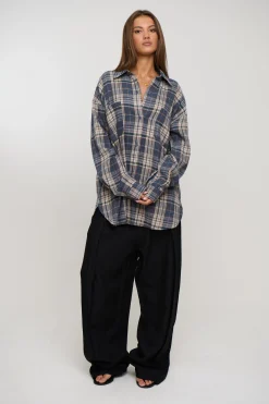 Clarity Shirt Ash Plaid