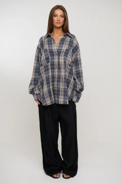 Clarity Shirt Ash Plaid