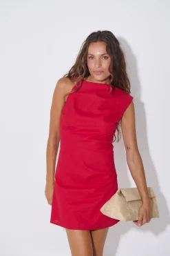 Clea Mini Dress Cherry