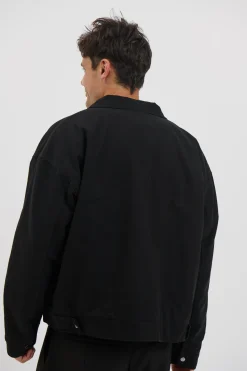 Collar Lined Jacket Black