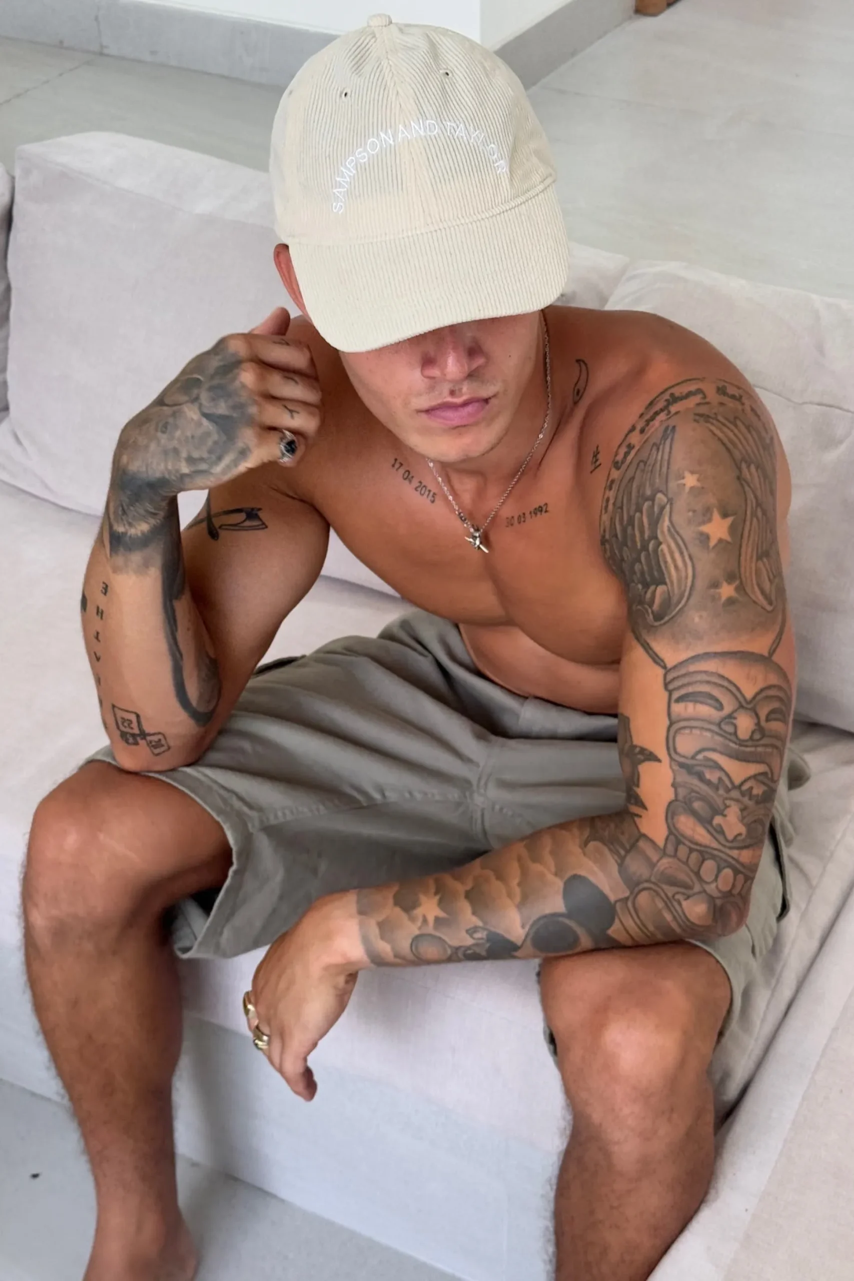 College Cap Cord Ivory