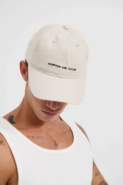 College Cap Minimal Beige