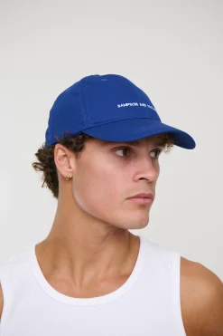 College Cap Minimal Blue