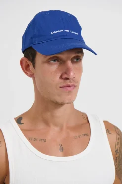 College Cap Minimal Blue