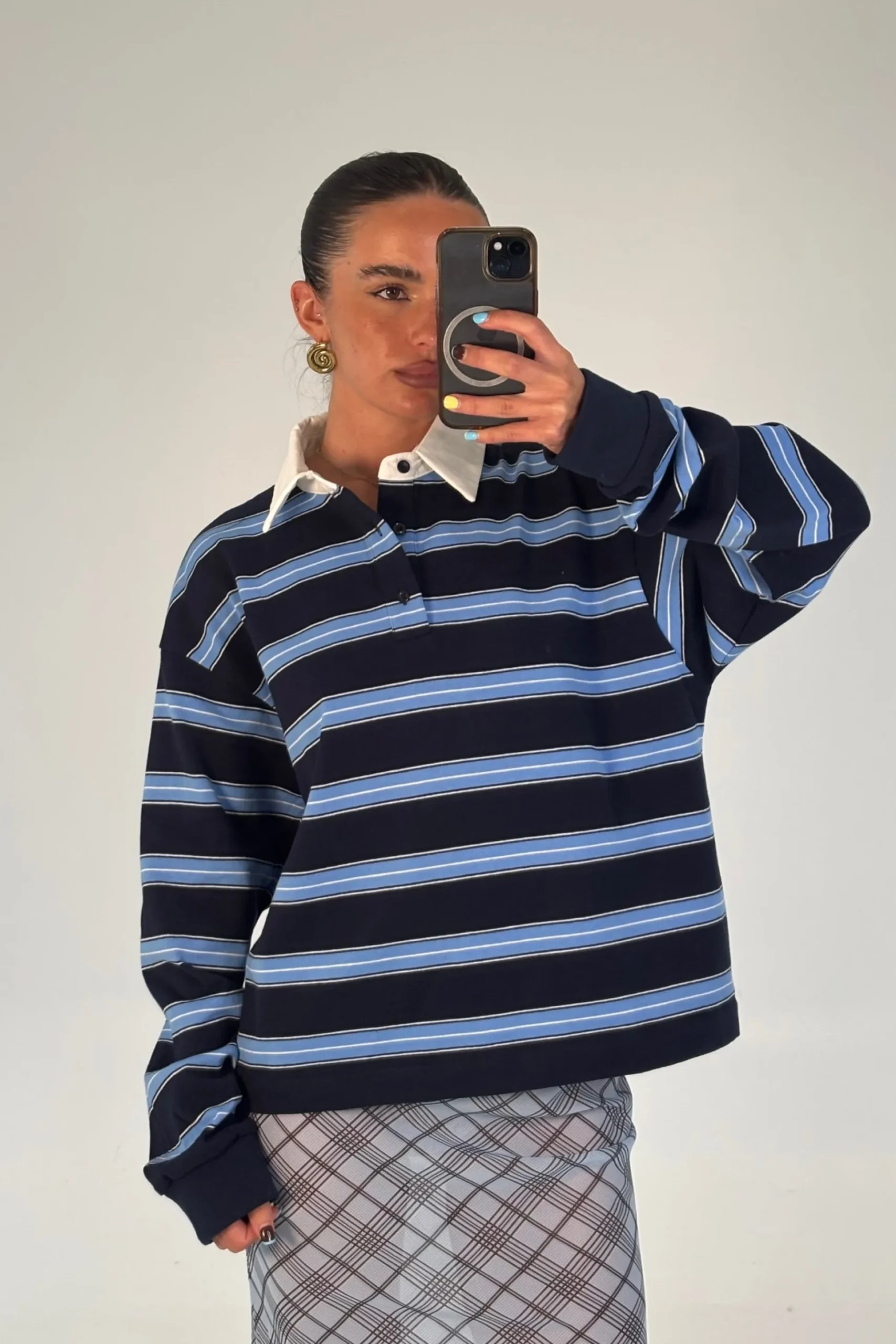 Countryside Jersey Midnight Stripe