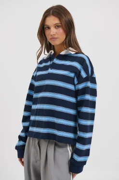 Countryside Jersey Midnight Stripe