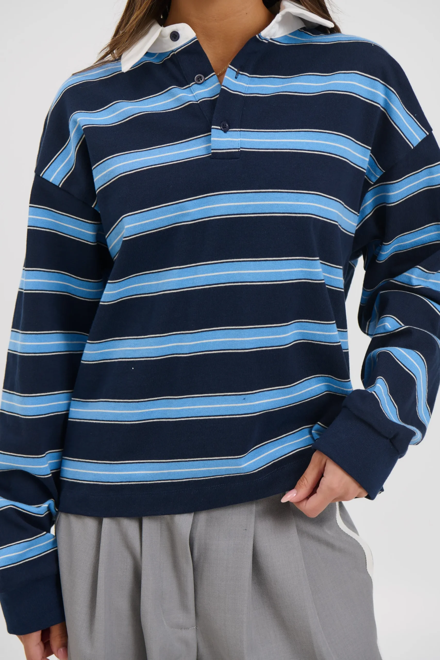 Countryside Jersey Midnight Stripe