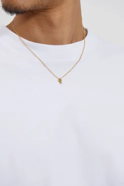 Cross Chain 18K Gold Plated