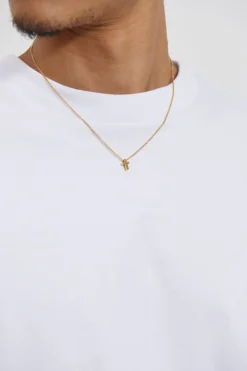 Cross Chain 18K Gold Plated