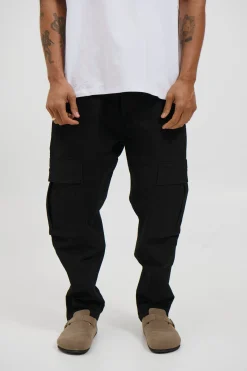 Damien Drop Cargo Pant Black