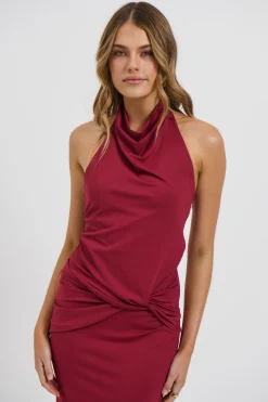 Darling Maxi Dress Wine