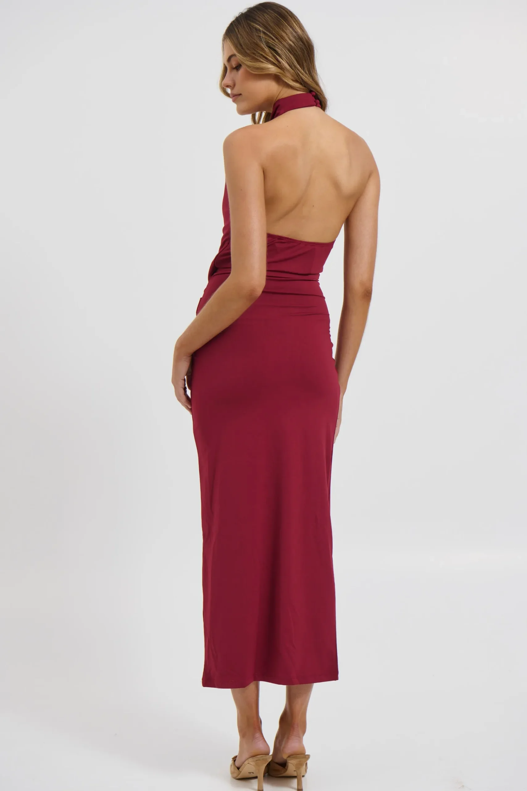 Darling Maxi Dress Wine