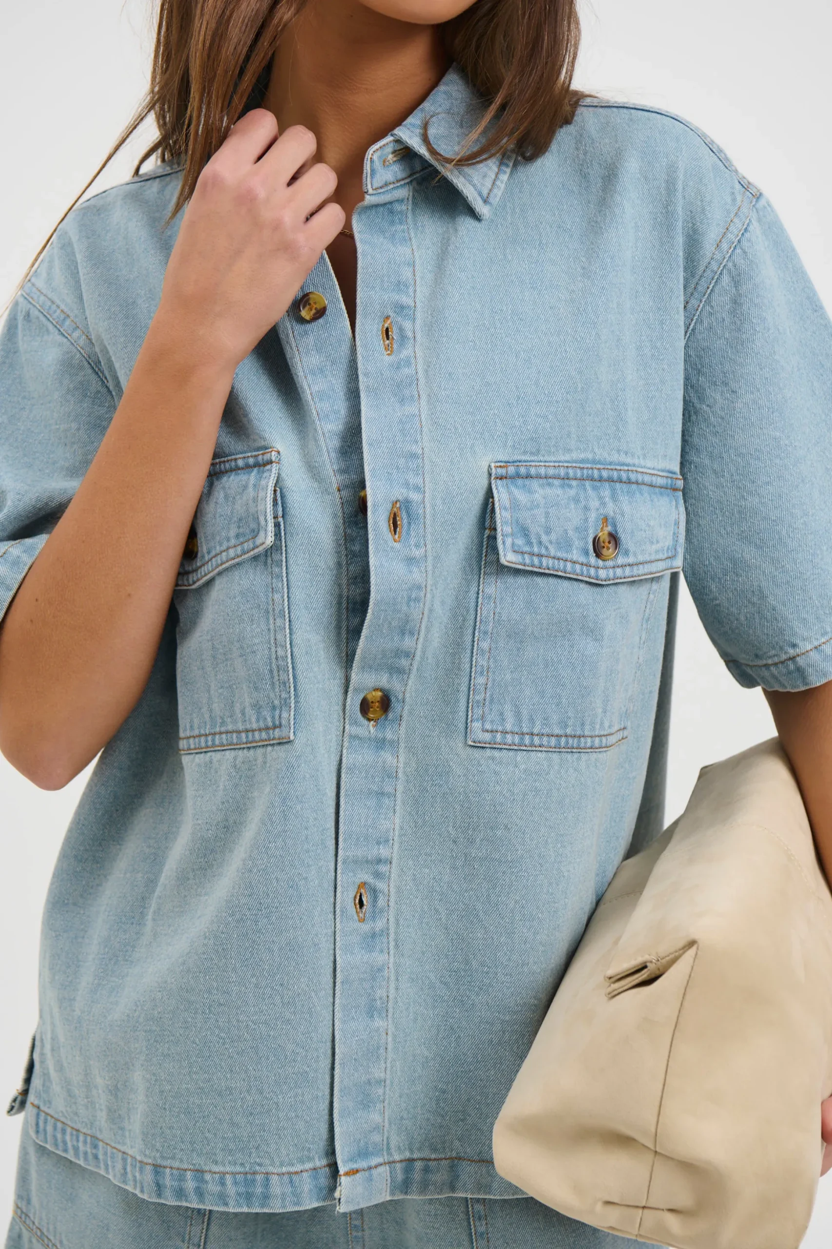 Delaney Denim Set Vintage Blue