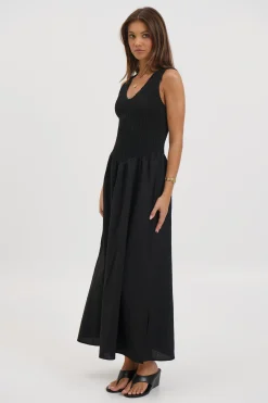 Destiny Maxi Dress Black