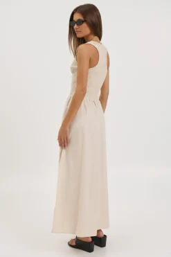 Destiny Maxi Dress Oat