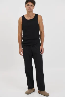Dion Relaxed Pant Black