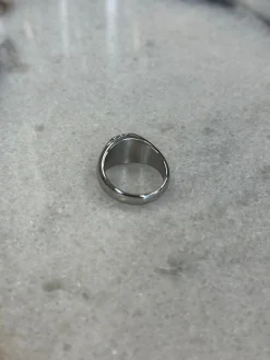 Dome Signet Ring Silver