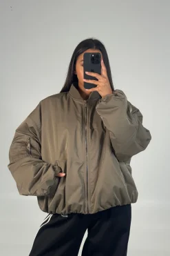 Dua Bomber Jacket Khaki