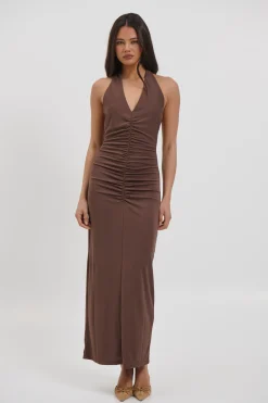 Ebba Maxi Dress Chocolate