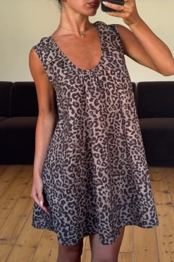 Eden Mini Dress Leopard