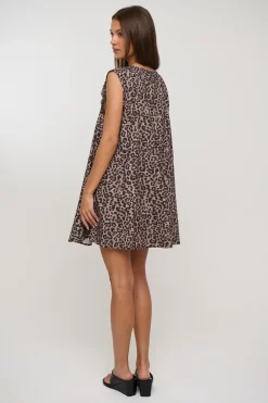 Eden Mini Dress Leopard