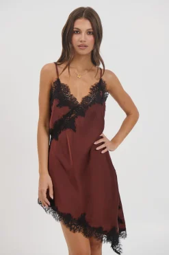 Electra Lace Dress Chocolate