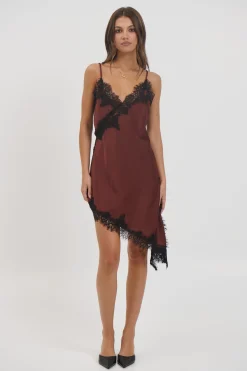 Electra Lace Dress Chocolate