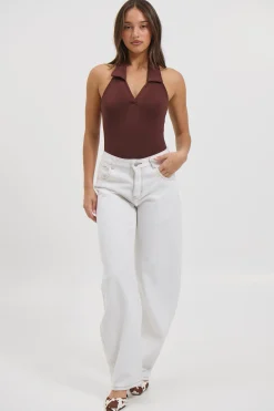 Elio Bodysuit Chocolate