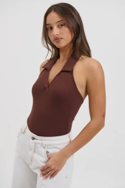 Elio Bodysuit Chocolate