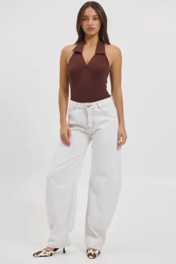 Elio Bodysuit Chocolate