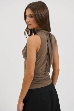 Eliza Top Brown