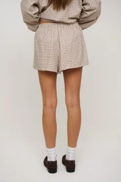 Emina Check Short Beige
