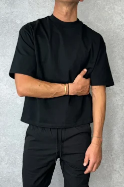 Emmett Box Tee Black