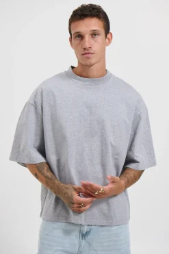 Emmett Box Tee Grey