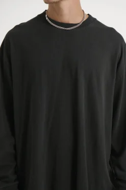 Enzyme Wash Long Sleeve Charcoal