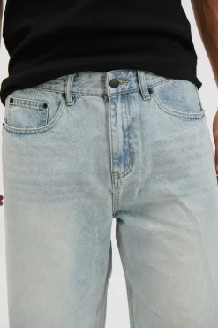 Flint Baggy Denim Jort Light