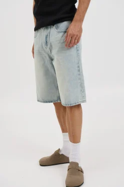 Flint Baggy Denim Jort Light
