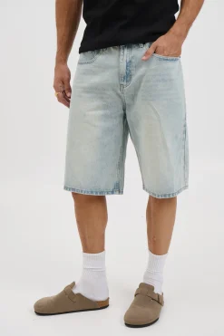 Flint Baggy Denim Jort Light