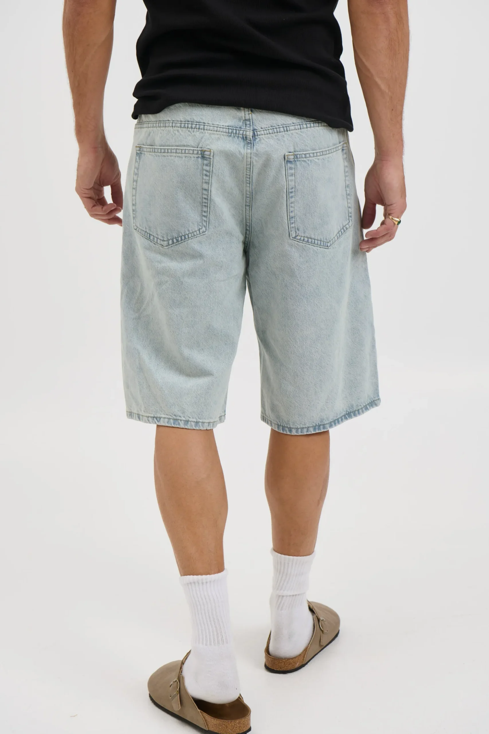 Flint Baggy Denim Jort Light