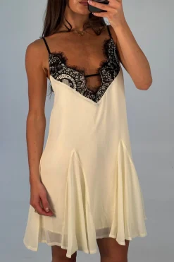 Gia Lace Mini Dress Butter